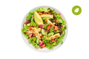 Avocado Halloumi Salad