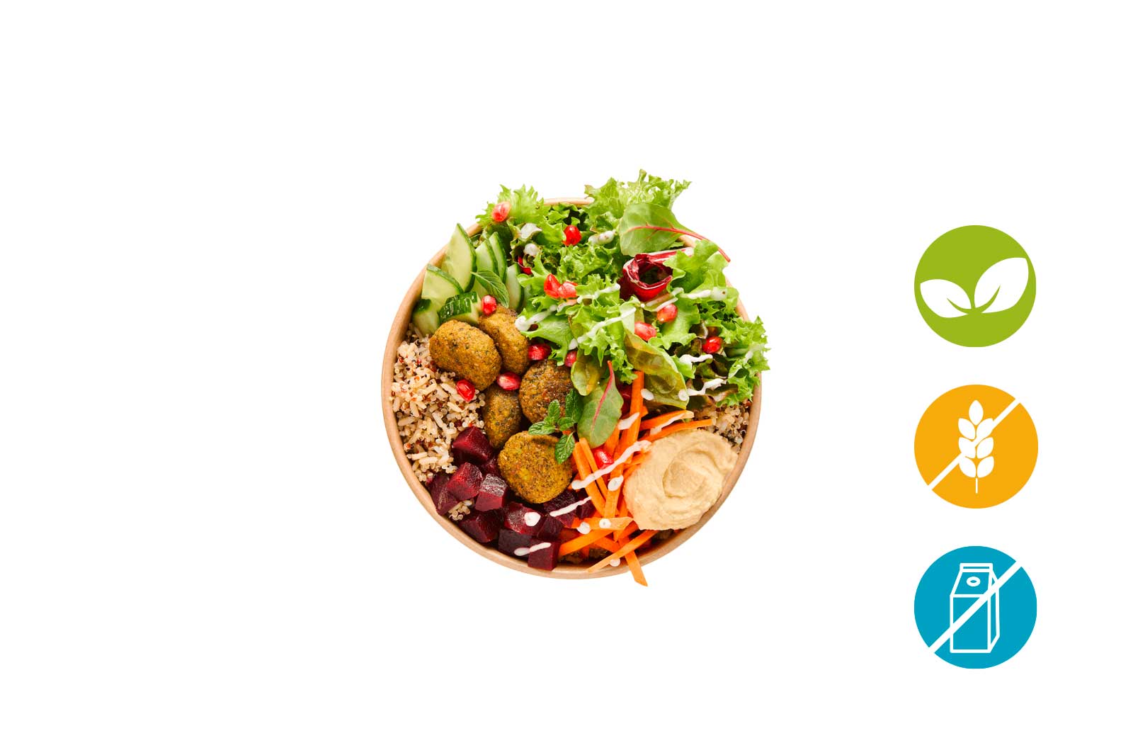 Vegan Falafel Deli Bowl