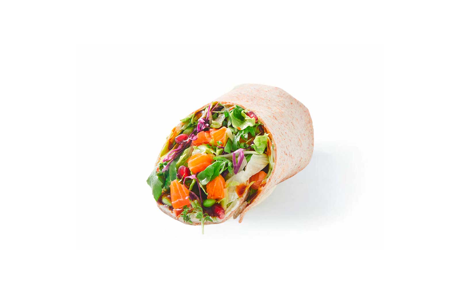 Teriyaki Salmon Wrap 1 Teriyaki Salmon Wrap