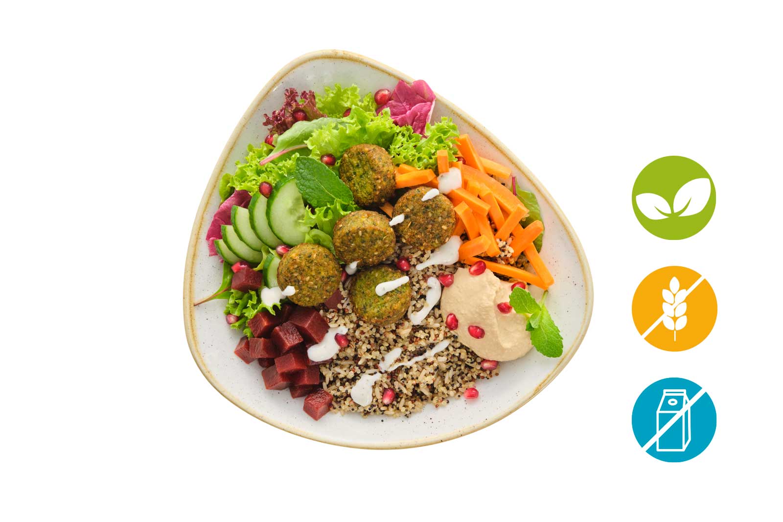 Vegan Falafel Bowl 1 Vegan Falafel Bowl