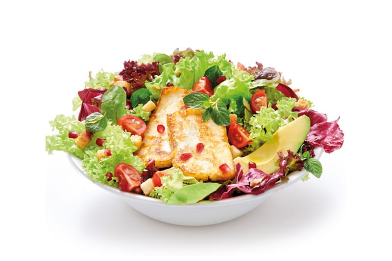 Avocado halloumi salad 1 Avocado halloumi salad