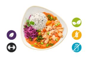 Red Thai Planted Chicken Curry